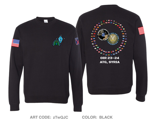 2|C|1-89 CAV Comfort Unisex Crewneck Sweatshirt - zTwQJC