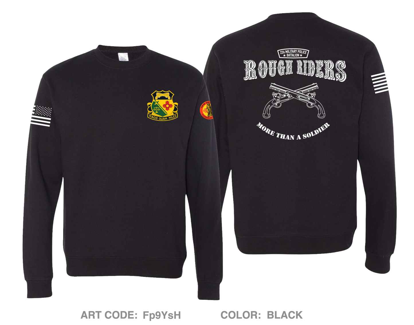 226th Military Police Battalion Comfort Unisex Crewneck Sweatshirt - Fp9YsH