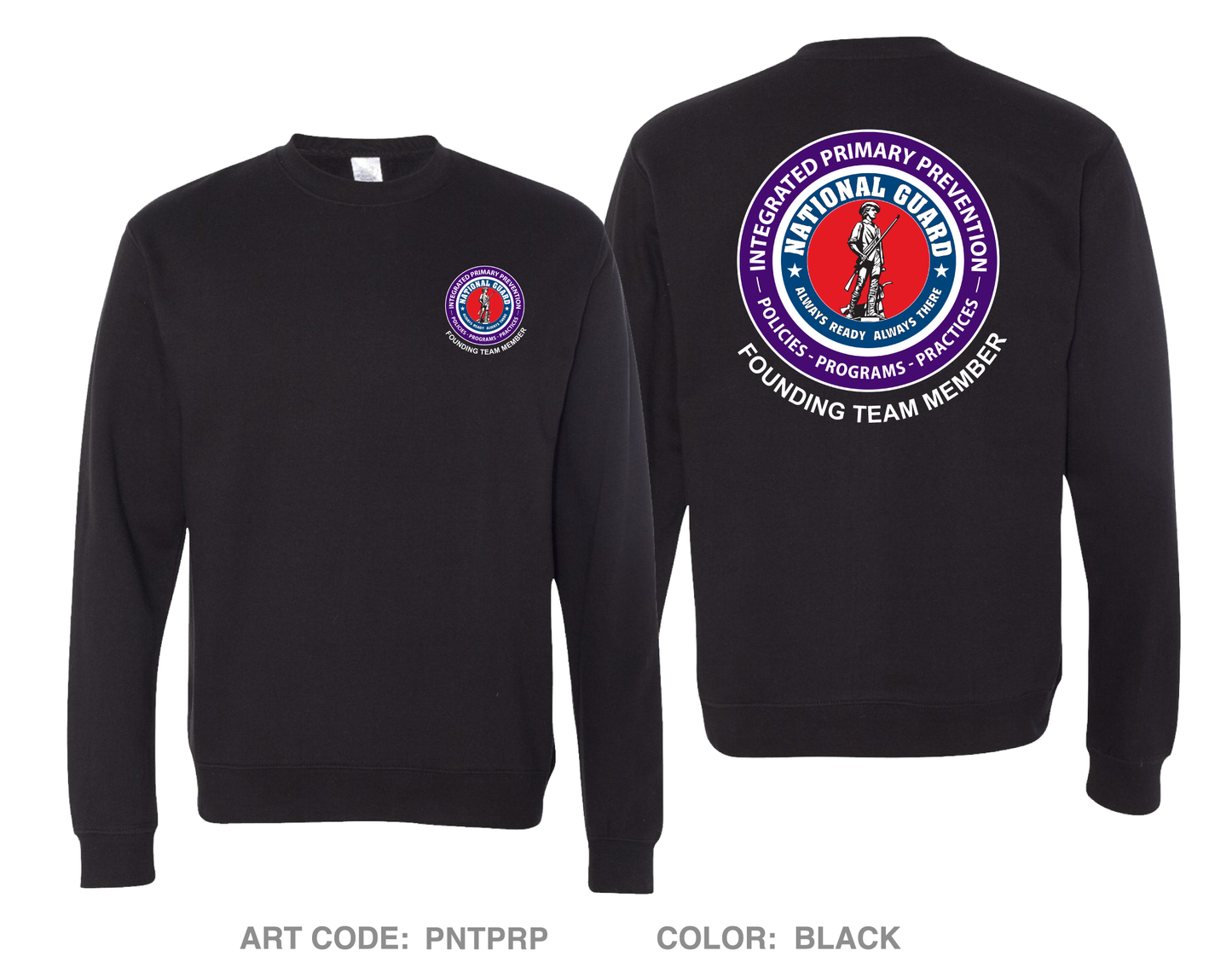 Integrated Primary Prevention Comfort Unisex Crewneck Sweatshirt - PNTPRP