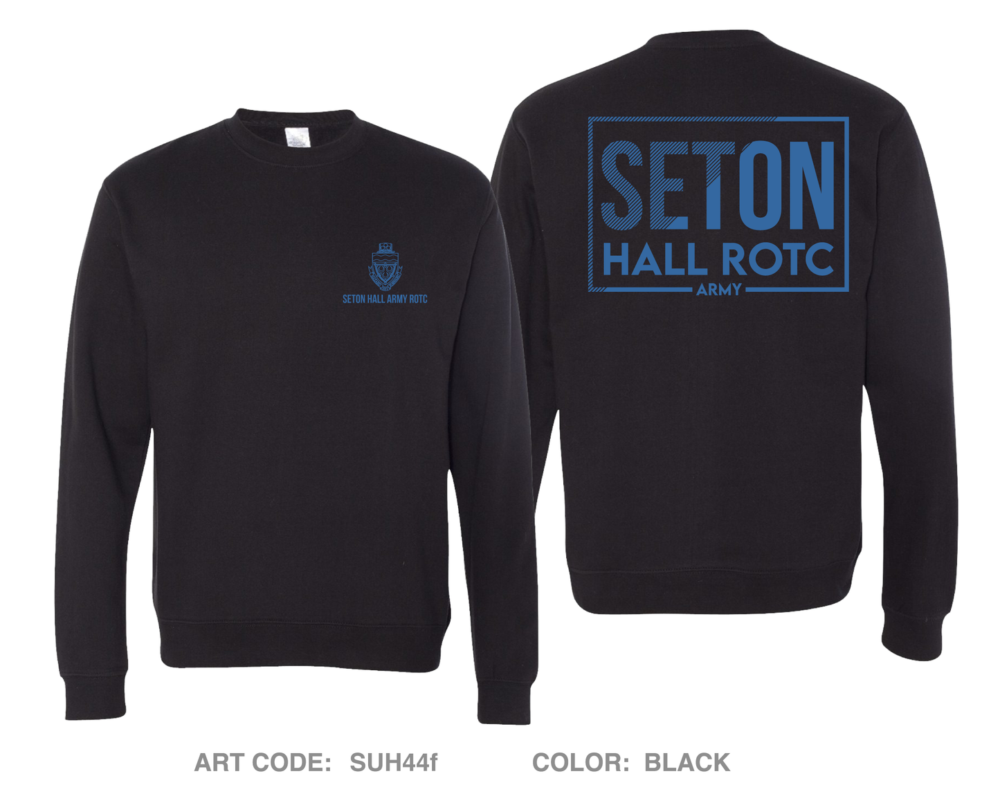 Seton Hall ROTC Comfort Unisex Crewneck Sweatshirt - SUH44f