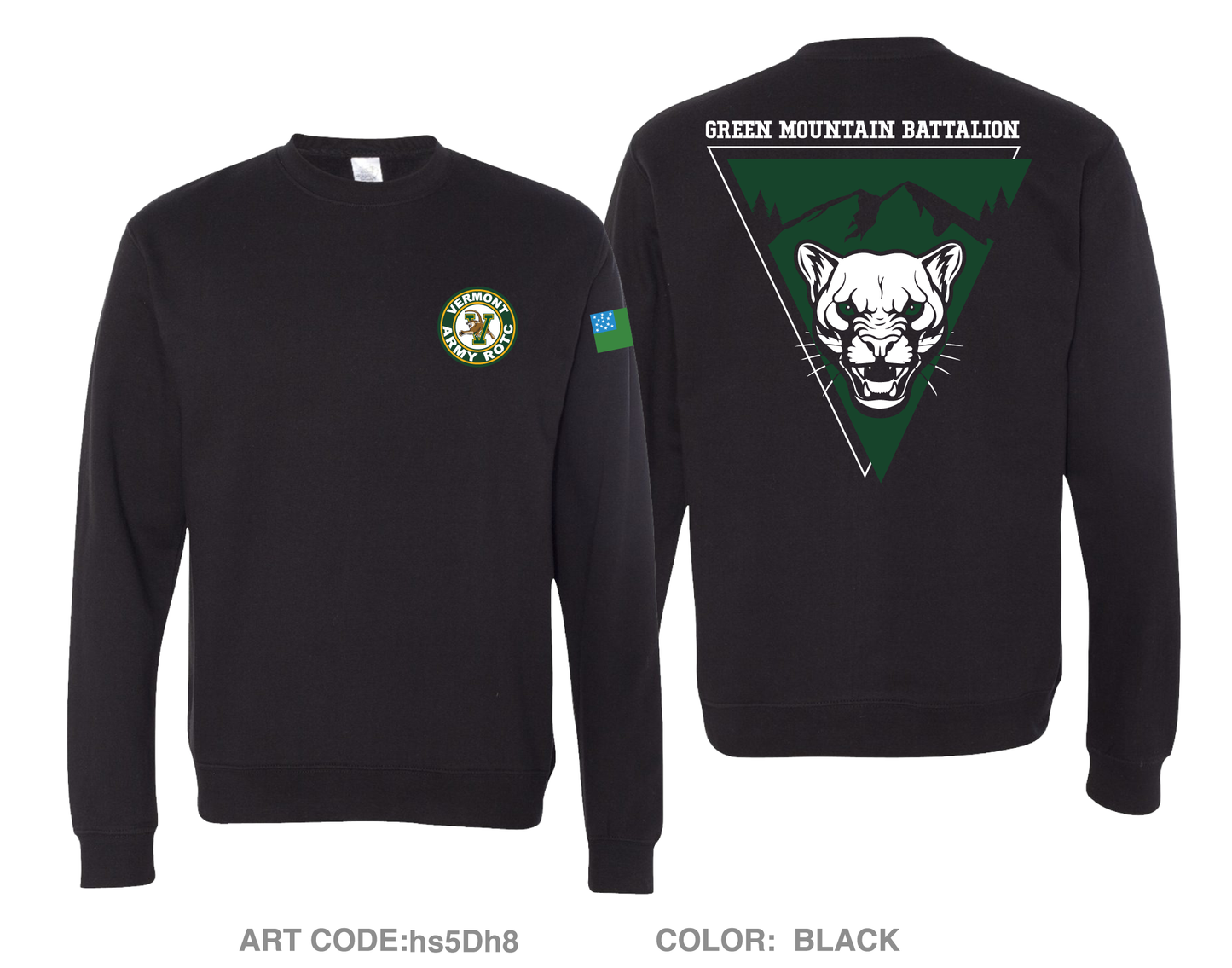 Green Mountain Battalion, 2 BDE, USACC Store 1 Comfort Unisex Crewneck Sweatshirt - hs5Dh8