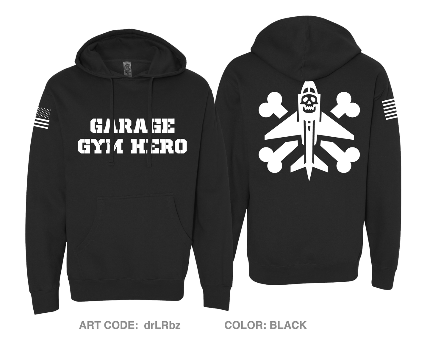 Garage Gym Hero Comfort Unisex Hooded Sweatshirt - drLRbz