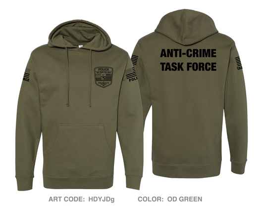 Northwestern District Anti-Crime Task Force Comfort Unisex Hooded Sweatshirt - HDYJDg