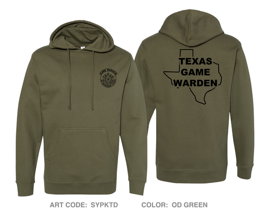 Texas Game Warden Comfort Unisex Hooded Sweatshirt - SYPKTD