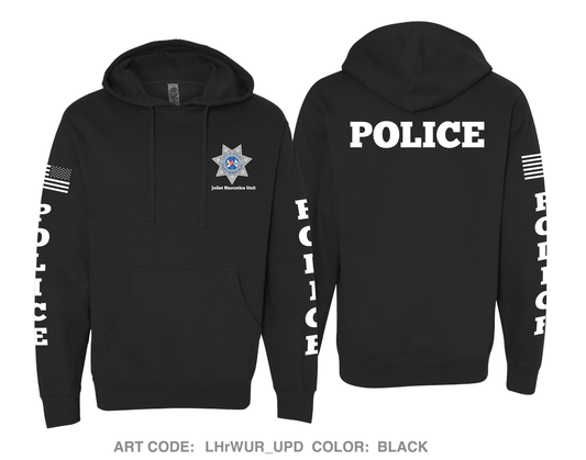 Joliet Police Department Comfort Unisex Hooded Sweatshirt - LHrWUR_UPD