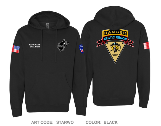 CUSTOM C-TROOP, 5-1 CAV Comfort Unisex Hooded Sweatshirt - STARWO