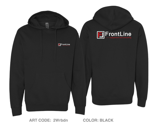 Frontline Equipment and Consulting Comfort Unisex Hooded Sweatshirt - 2Wrbdn