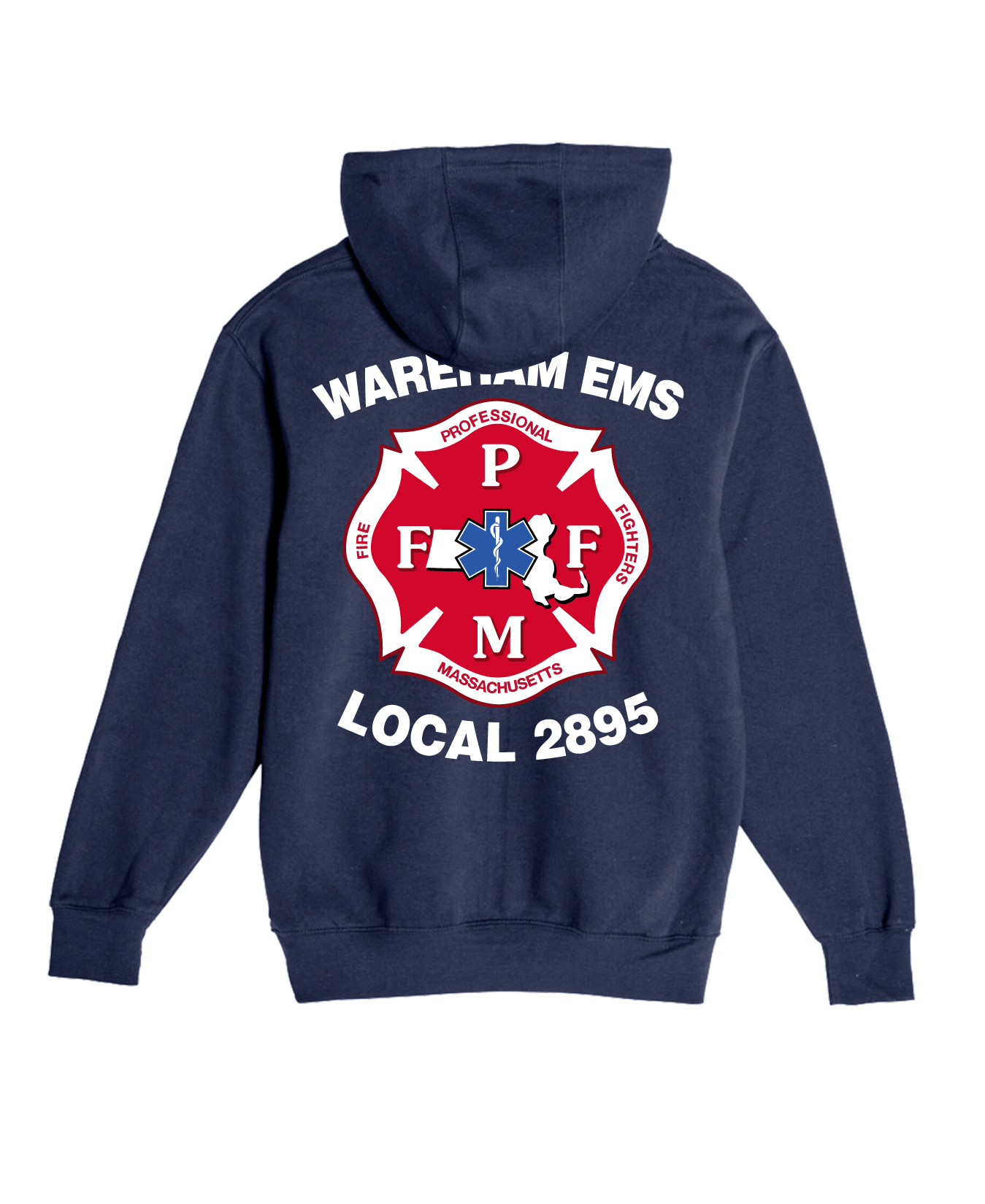 Wareham EMS Comfort Unisex Hooded Sweatshirt - Local 2895