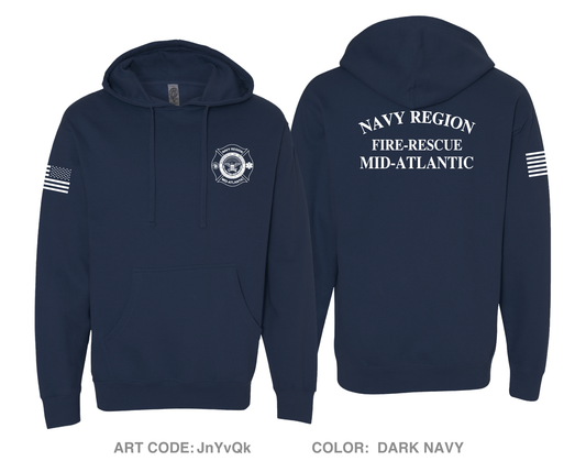 Naval Station Newport Fire and Emergency Comfort Unisex Hooded Sweatshirt - JnYvQk