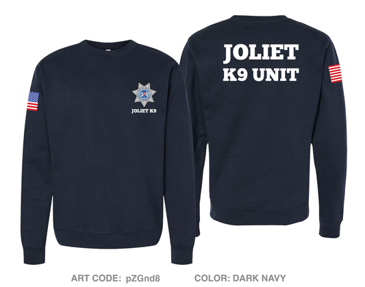 Joliet Police K9 Unit Comfort Unisex Crewneck Sweatshirt - pZGnd8