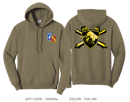 Bull Battery 4-319th AFAR Comfort Unisex Hooded Sweatshirt - 5sRHSa