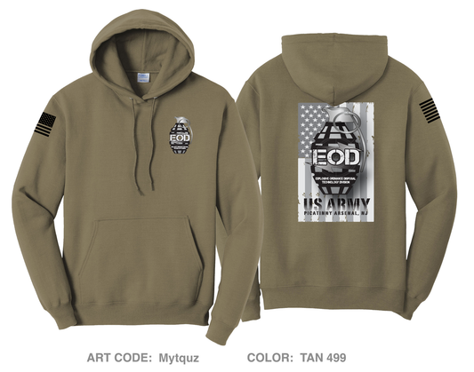 Explosive Ordnance Disposal Technology Division (EOD) Comfort Unisex Hooded Sweatshirt - Mytquz