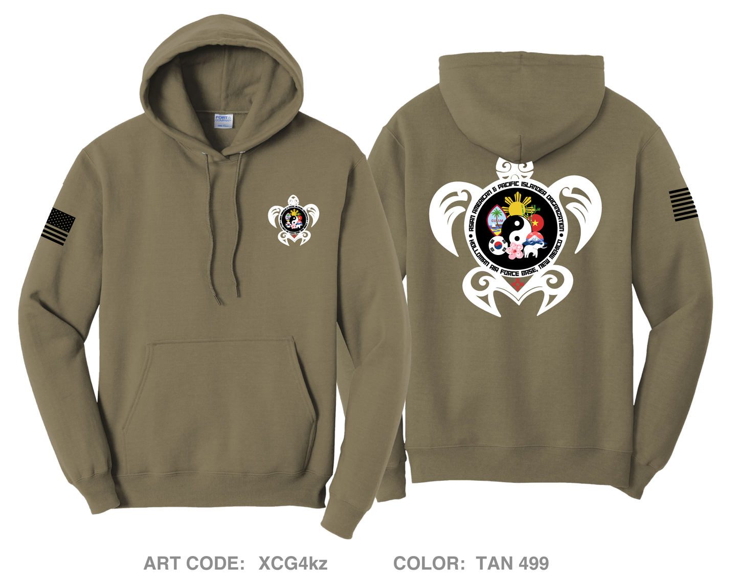 Asian American Pacific Islander Organization Comfort Unisex Hooded Sweatshirt - XCG4kz