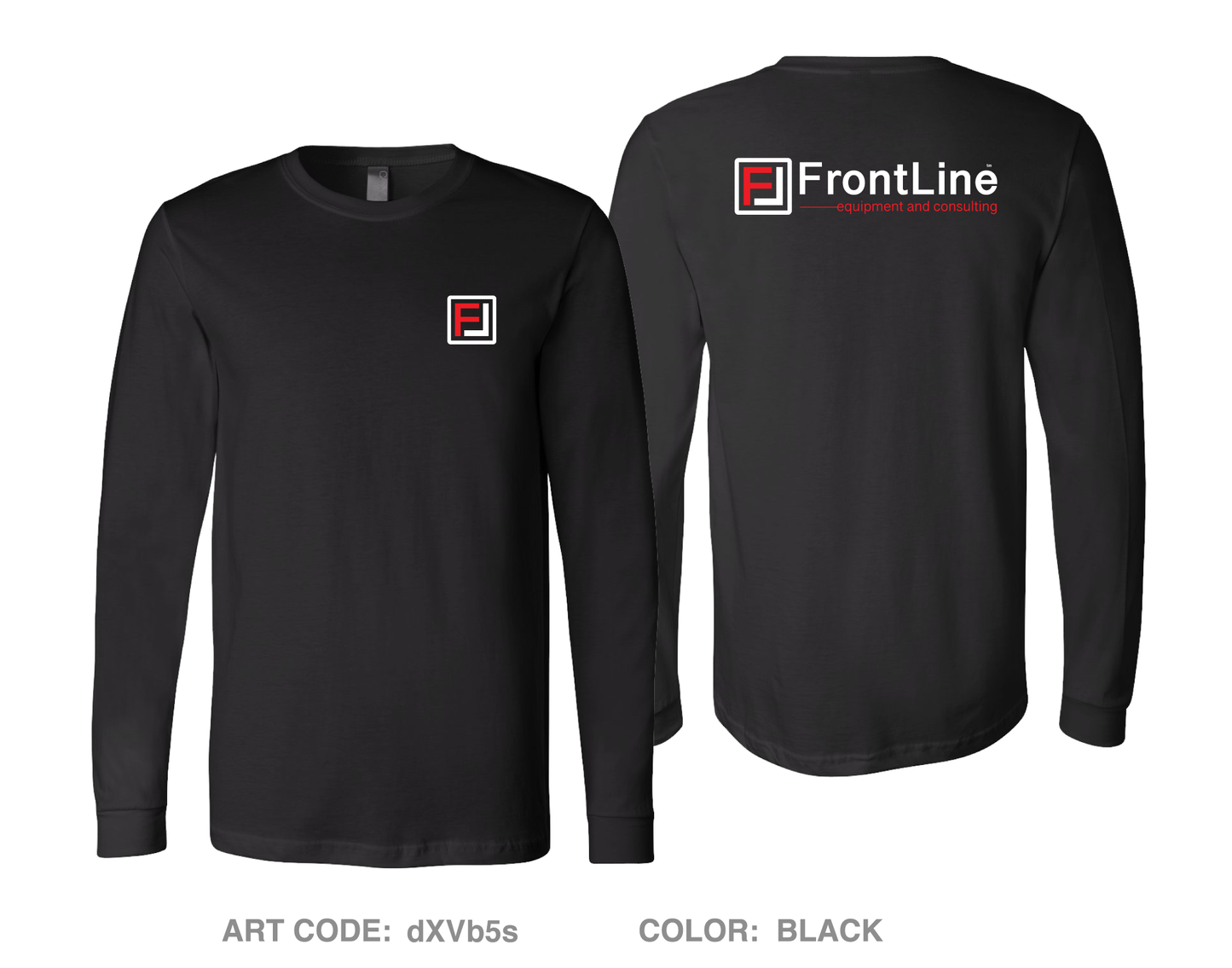 Frontline Equipment and Consulting Comfort Men's Cotton LS Tee - dXVb5s