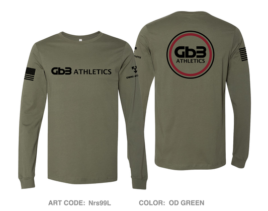 GB3 Athletics Comfort Men's Cotton LS Tee - Nrs99L