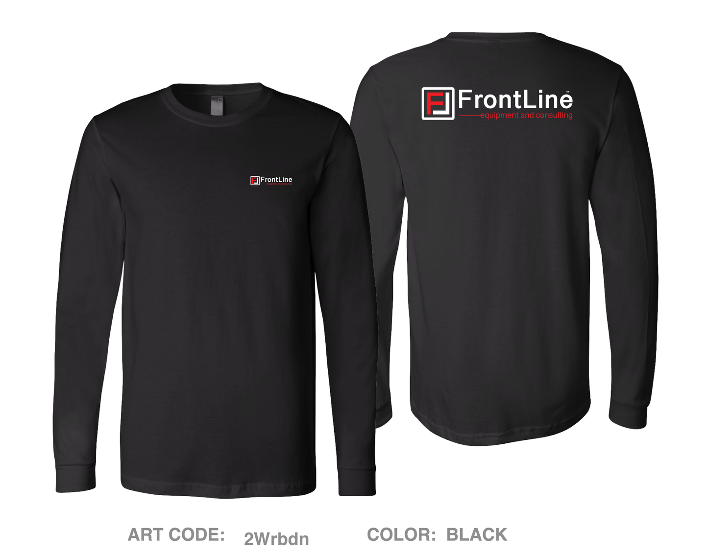 Frontline Equipment and Consulting Comfort Unisex Cotton LS Tee - 2Wrbdn