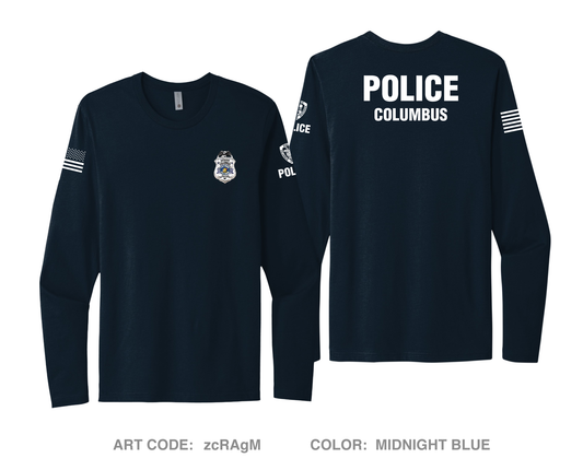 POLICE Comfort Unisex Cotton LS Tee - zcRAgM