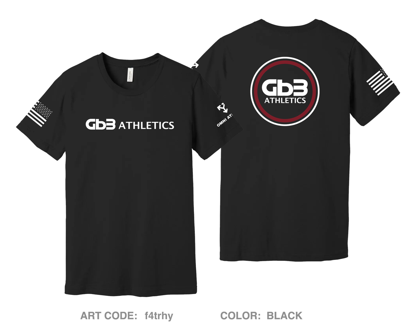 GB3 Athletics Comfort Unisex Cotton SS Tee - f4trhy