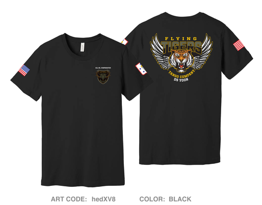 "Flying Tigers" 82nd Platoon, Tango Company, 266th QM BN Comfort Unisex Cotton SS Tee - hedXV8