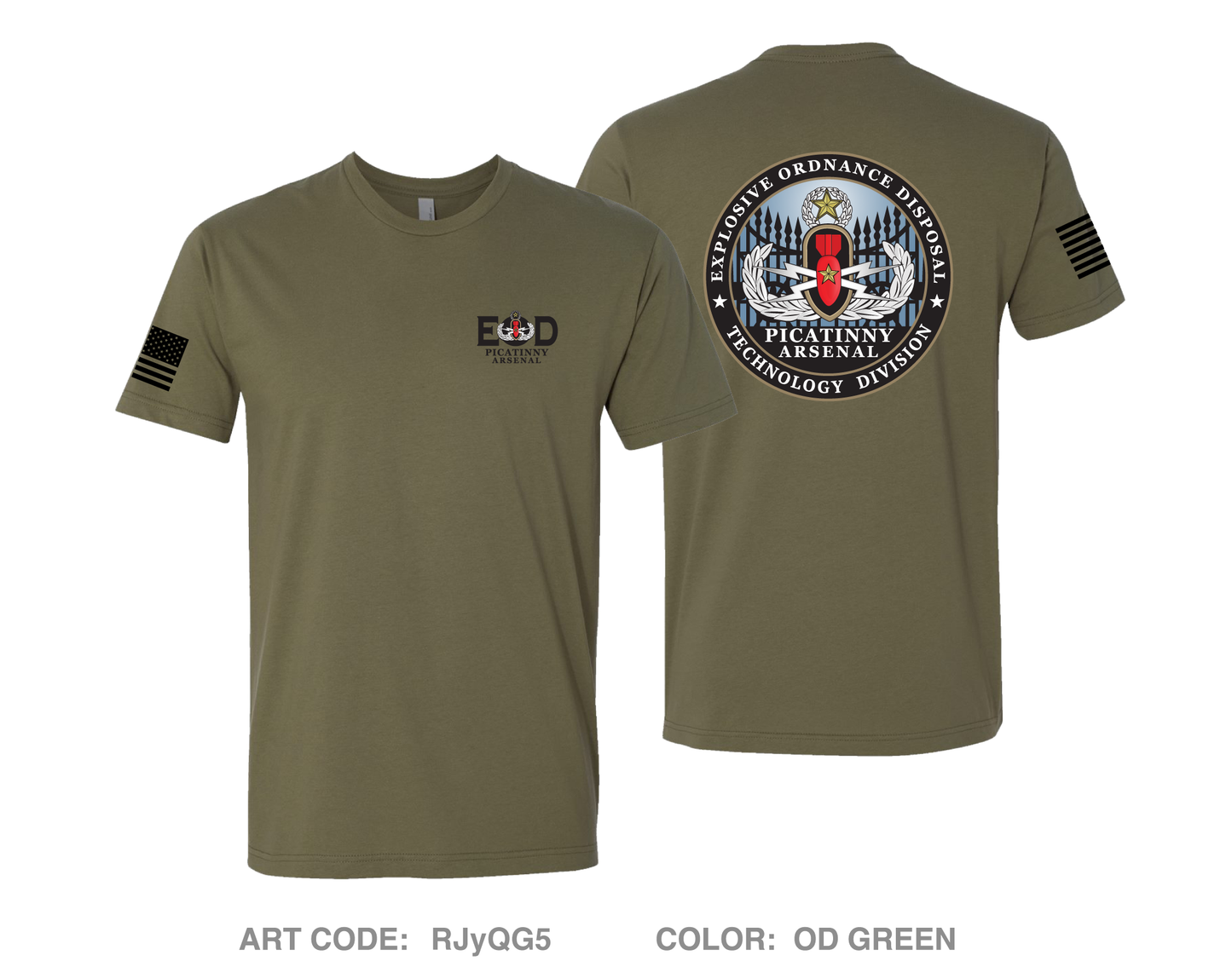 Explosive Ordnance Disposal Technology Division (EOD) Comfort Unisex Cotton SS Tee - RJyQG5