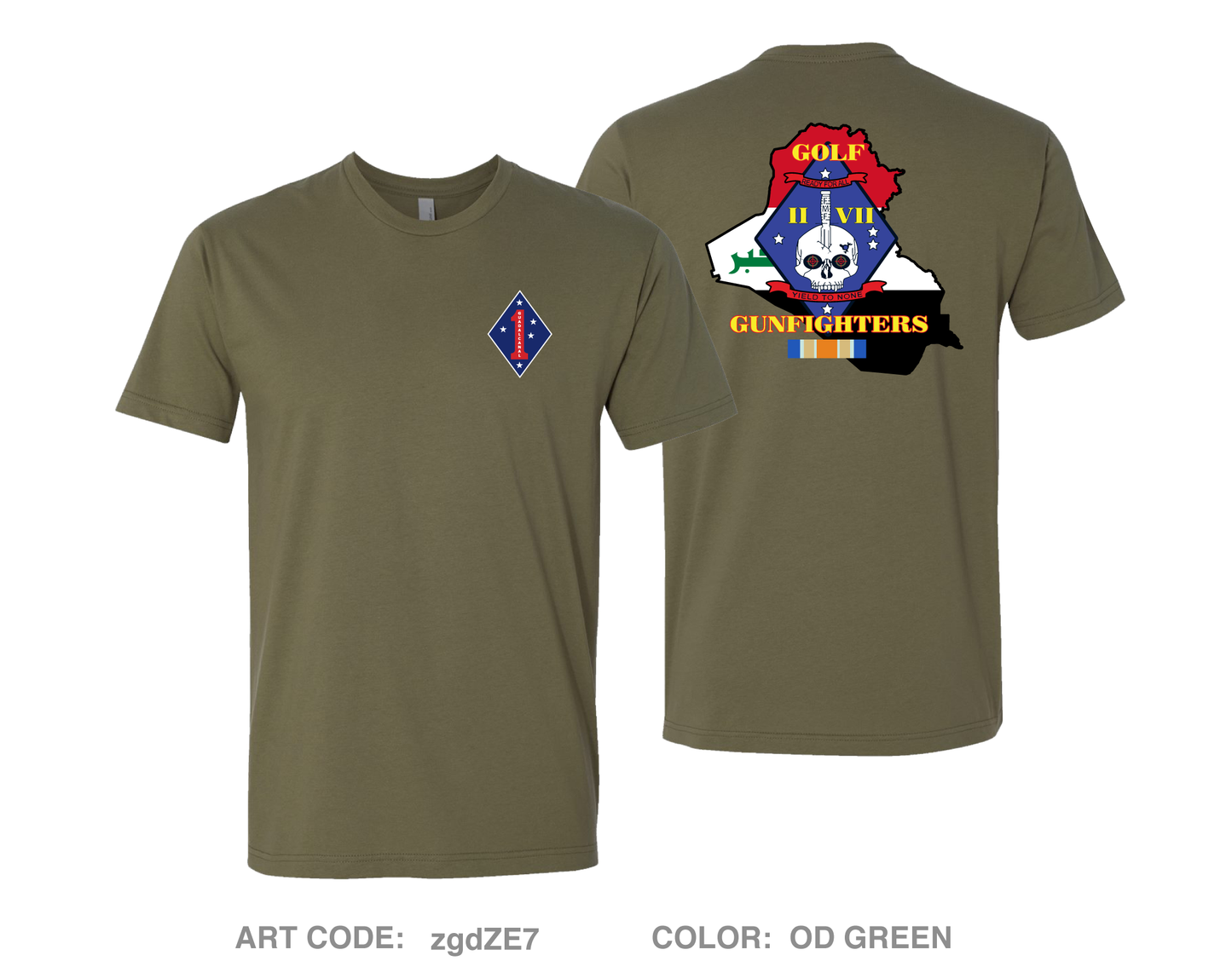 G Co, 2 BN, 7th Marines Comfort Unisex Cotton SS Tee - zgdZE7