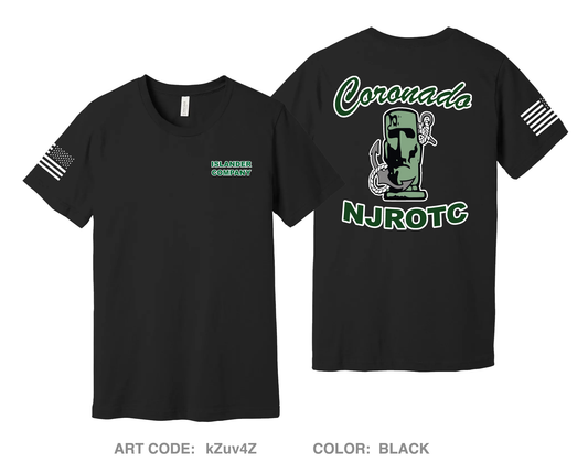 Coronado High School Navy JROTC Comfort Unisex Cotton SS Tee - kZuv4Z