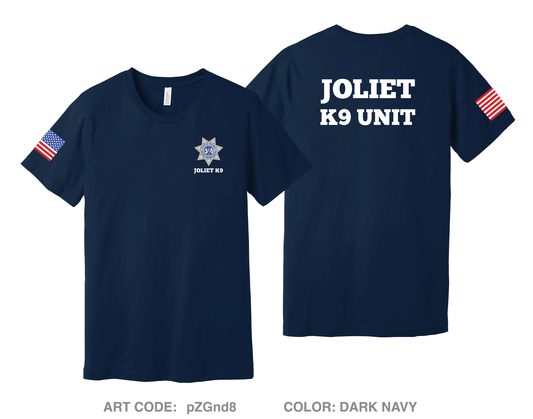 Joliet Police K9 Unit Comfort Unisex Cotton SS Tee - pZGnd8