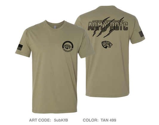 Augusta University Army ROTC Comfort Unisex Cotton SS Tee - 5ubKfB