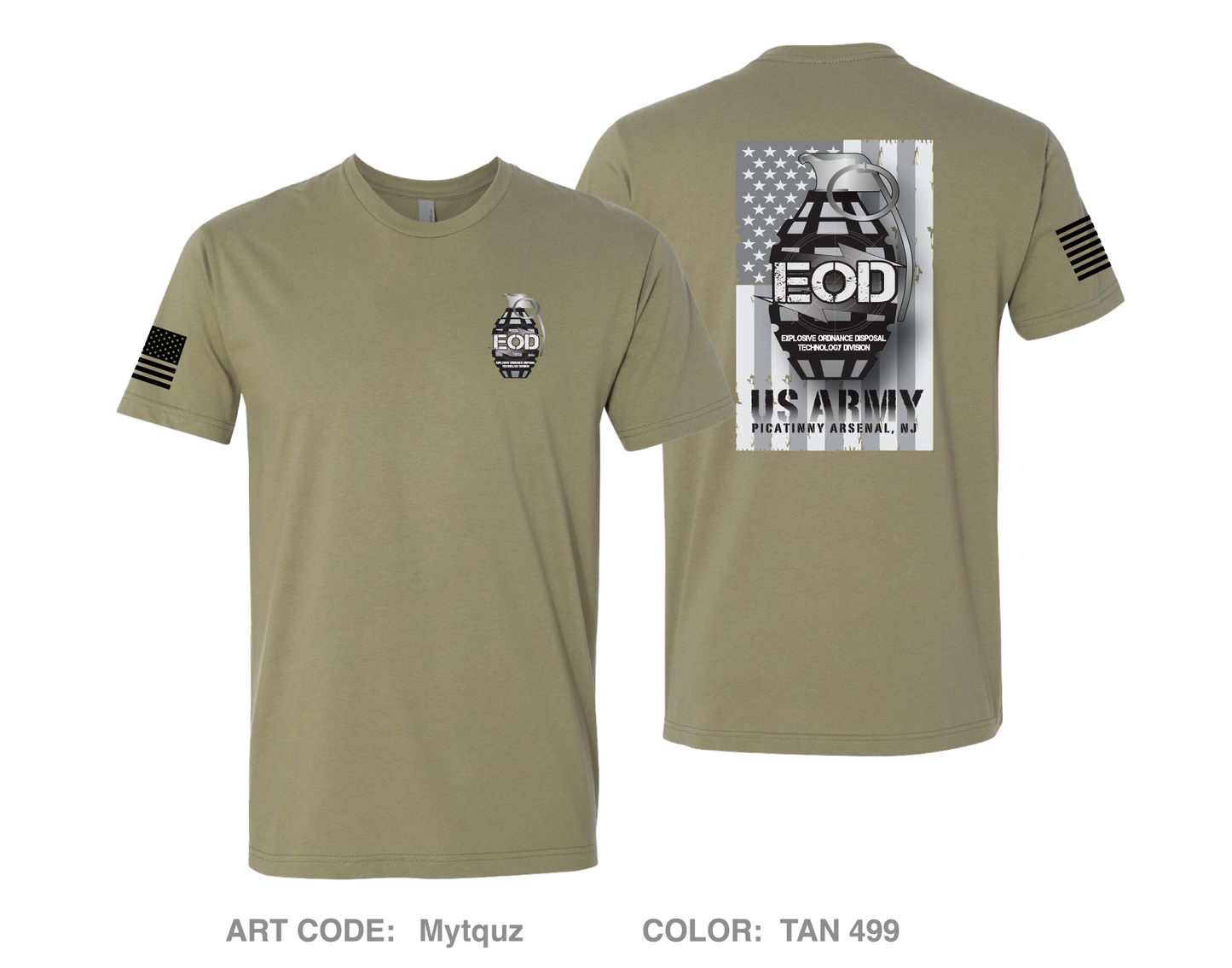 Explosive Ordnance Disposal Technology Division (EOD) Comfort Unisex Cotton SS Tee - Mytquz