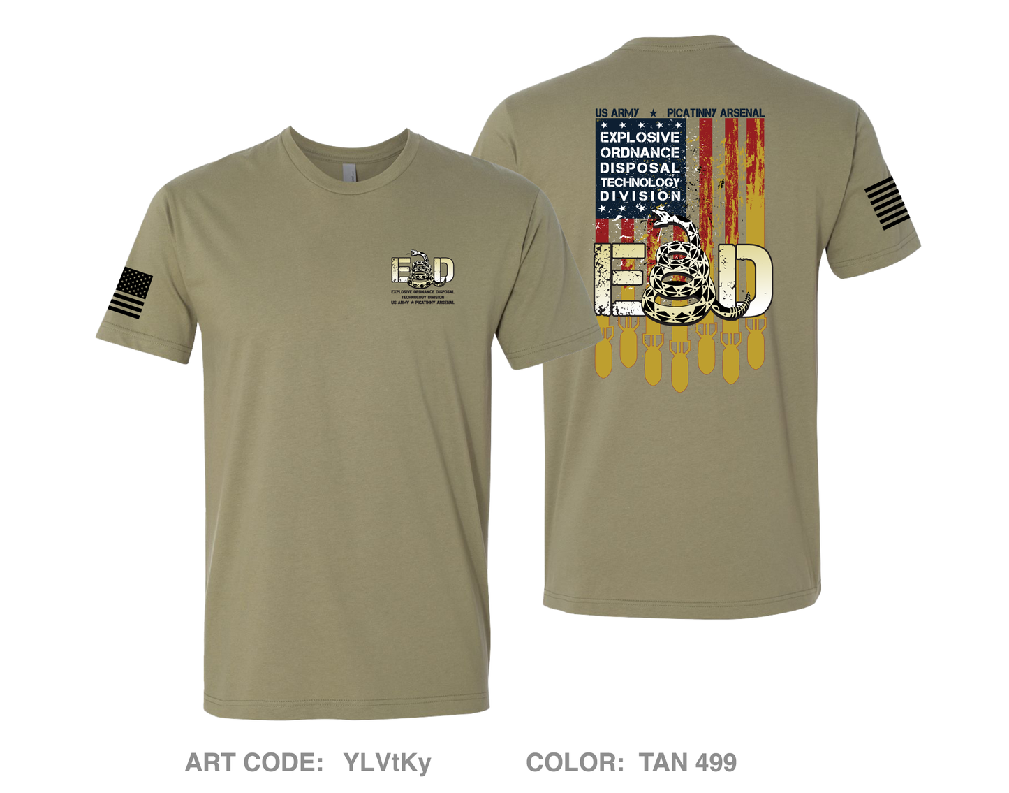 Explosive Ordnance Disposal Technology Division (EOD) Comfort Unisex Cotton SS Tee - YLVtKy