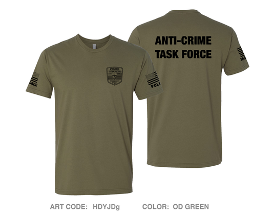 Northwestern District Anti-Crime Task Force Comfort Unisex Cotton SS Tee - HDYJDg