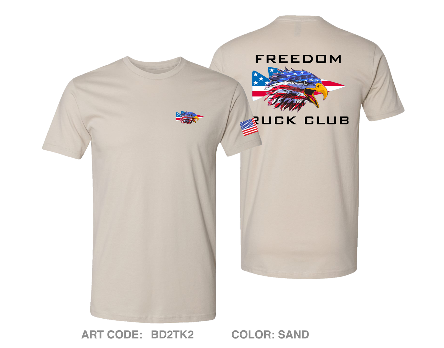 Freedom Ruck Club Comfort Unisex Cotton SS Tee - BD2TK2