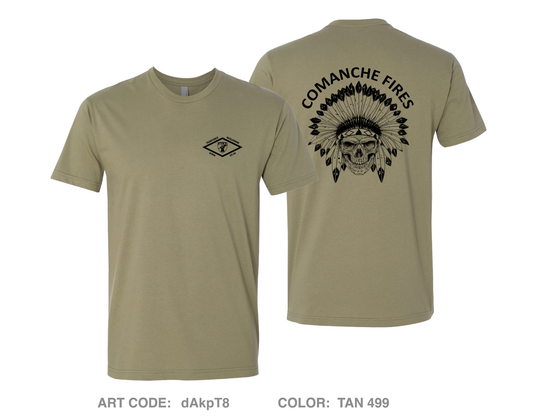 2-87 FIST, 2 BN, 10th Mtn Div. Comfort Unisex Cotton SS Tee - dAkpT8