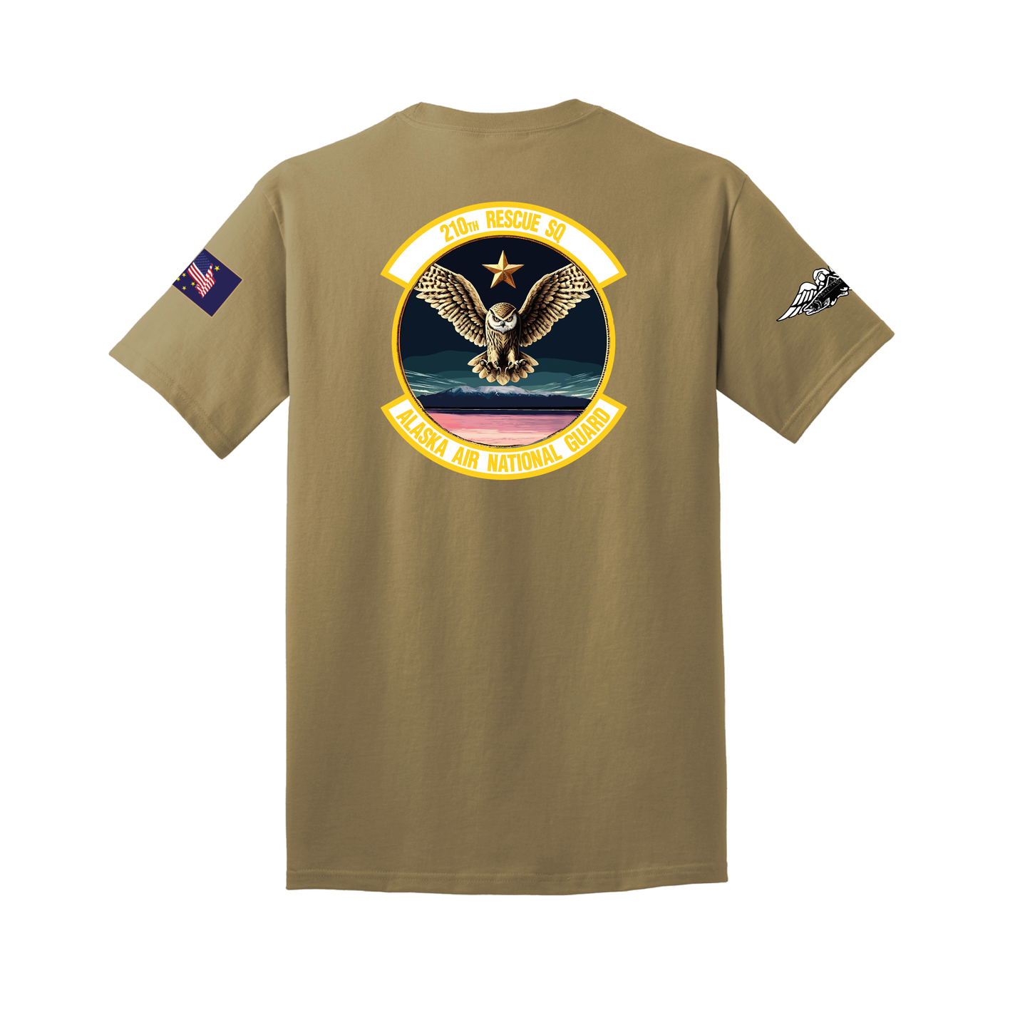 210th Comfort Unisex Cotton SS Tee - Air National Guard (Rescue SQ)