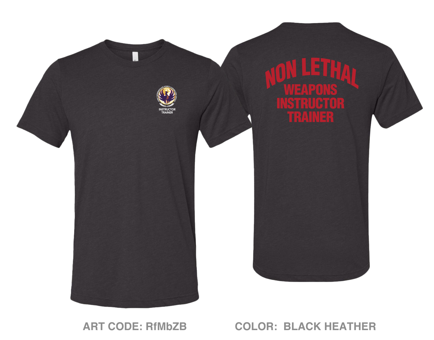 DoD Interservice Non Lethal Weapons Instructor Trainer Course Comfort Unisex Triblend SS Tee - RfMbZB