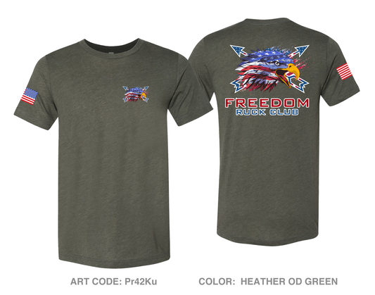 Freedom Ruck Club Comfort Unisex Triblend SS Tee - Pr42Ku