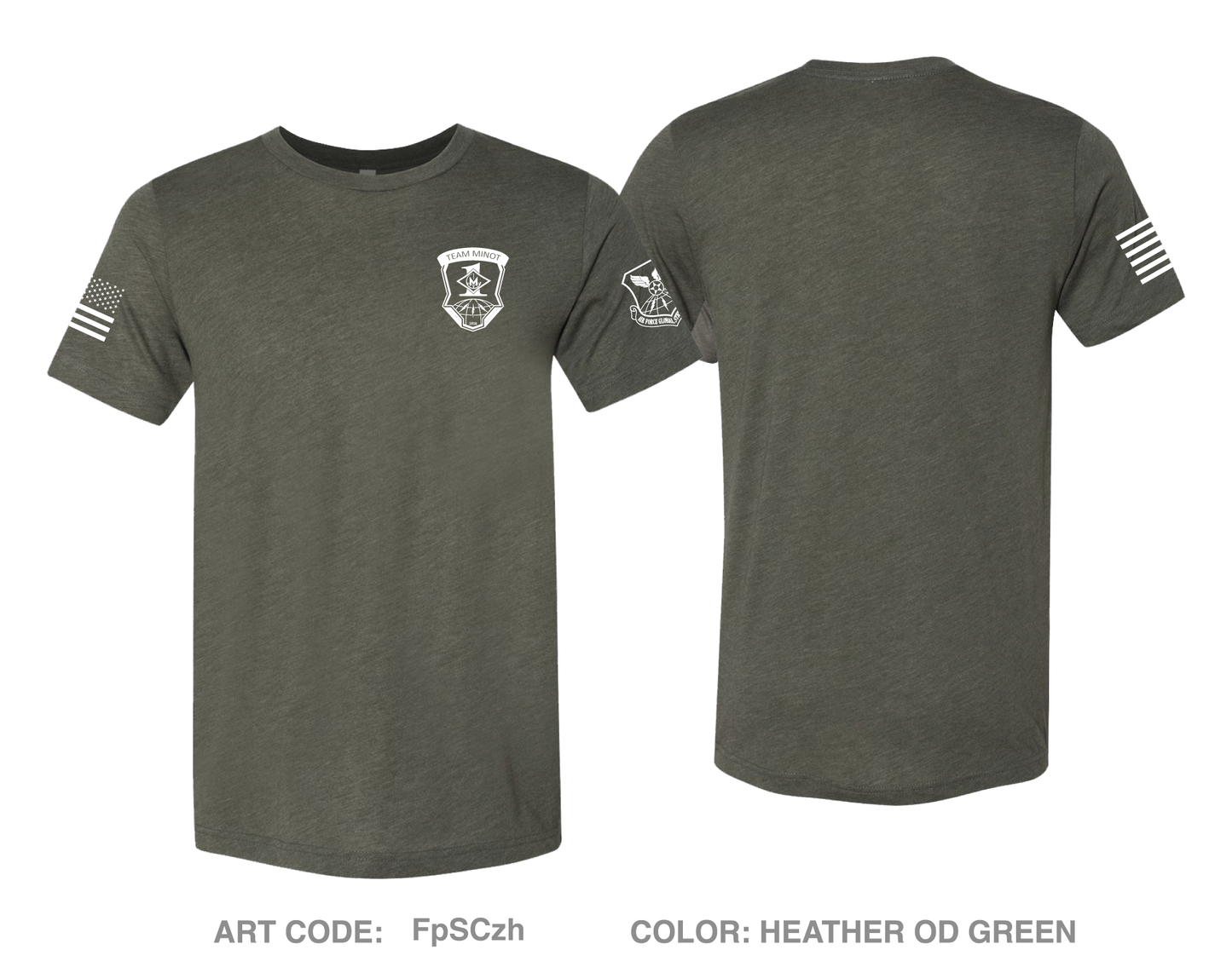 Minot First Sergeants Comfort Unisex Triblend SS Tee - FpSCzh