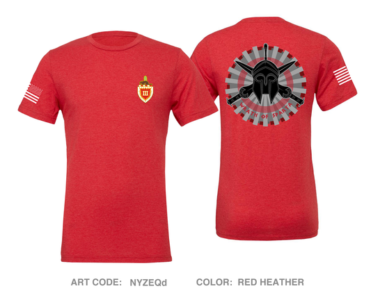 HHC | 3 EN SPARTANS Comfort Unisex Triblend SS Tee - NYZEQd