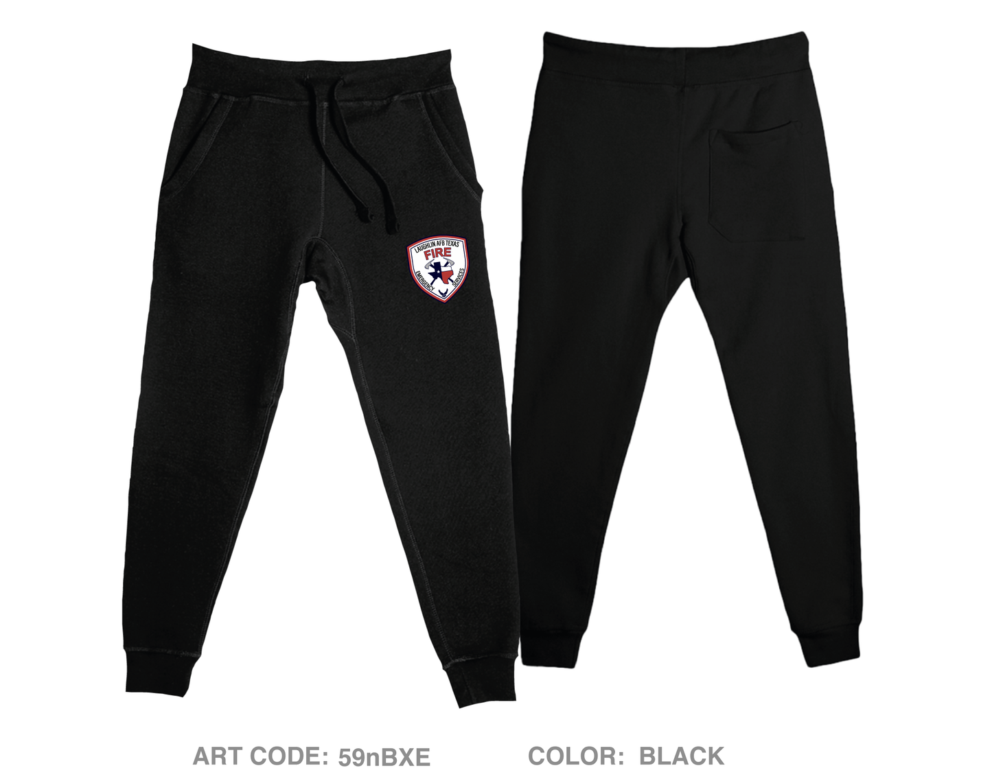 Laughlin AFB Fire Department  Comfort Unisex Joggers - 59nBXE