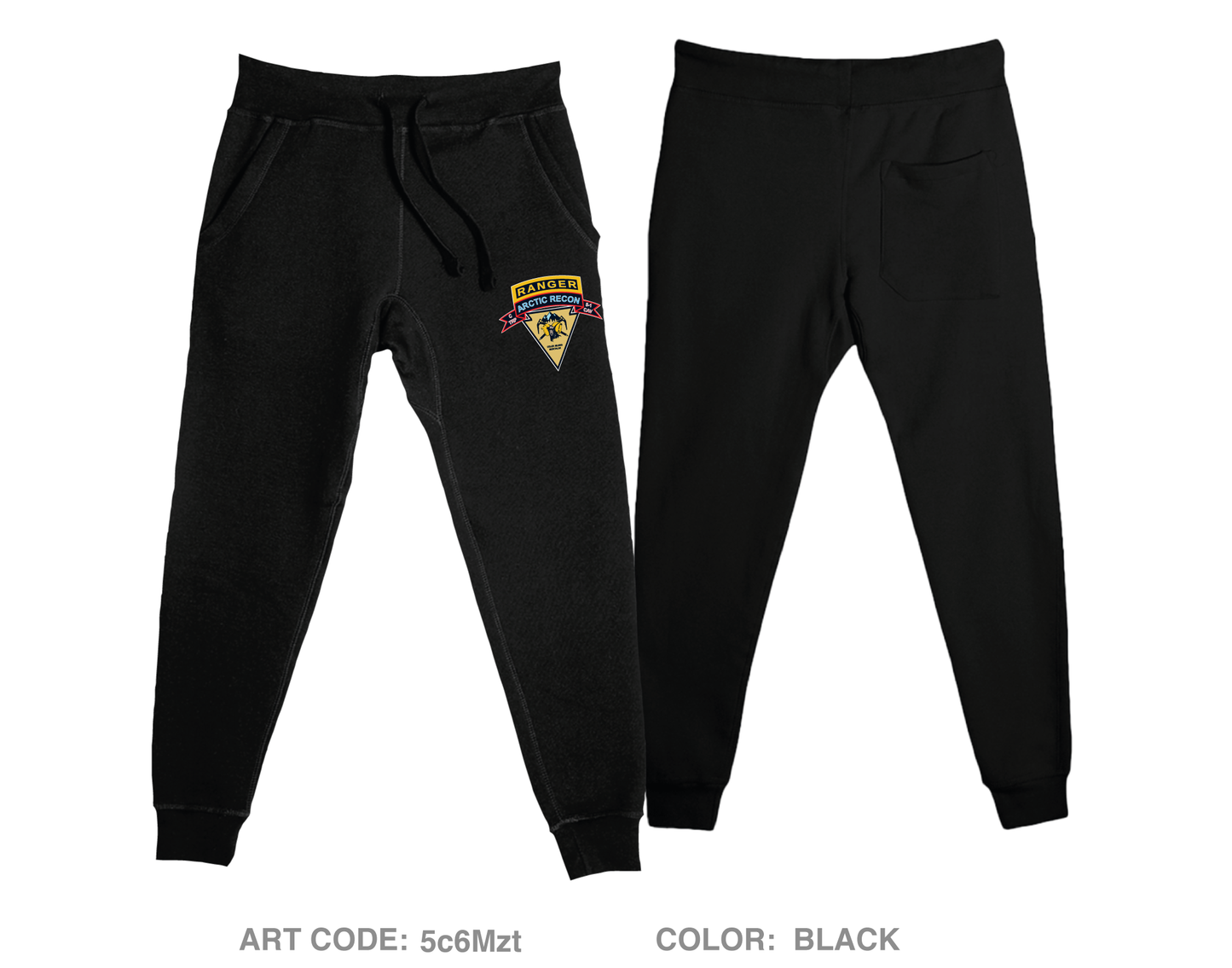 C-TROOP, 5-1 CAV Comfort Unisex Joggers - 5c6Mzt