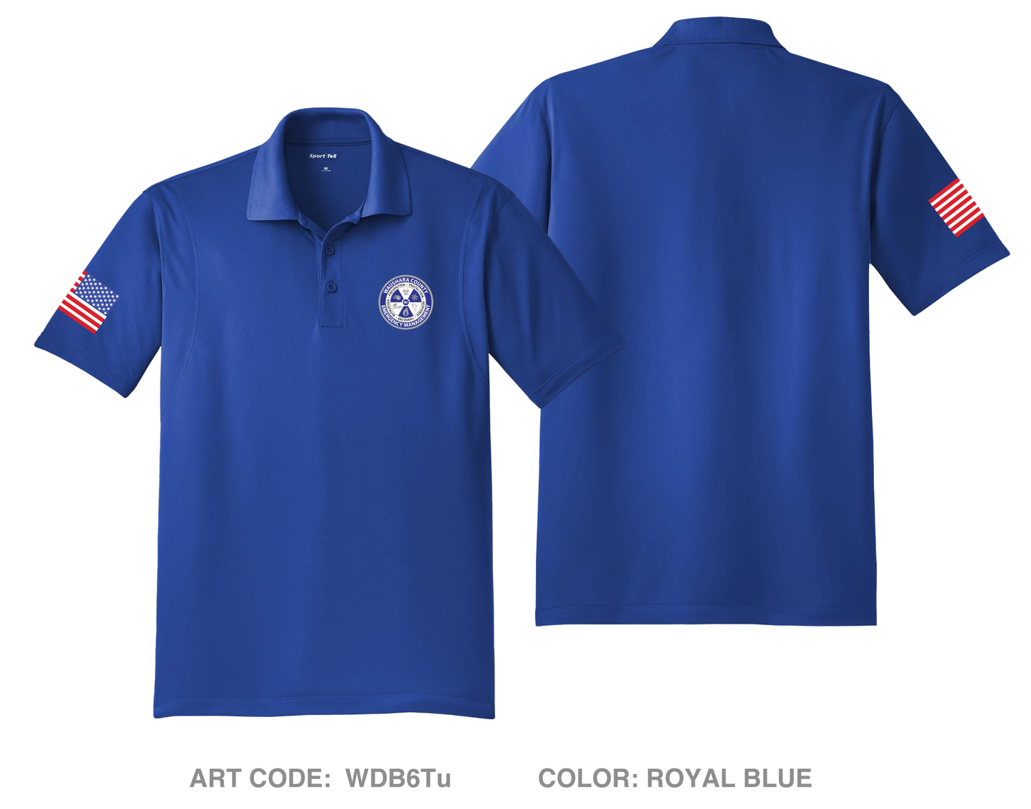 Waushara County Emergency Management Hi-Tech Performance Men's SS Polo - WDB6Tu