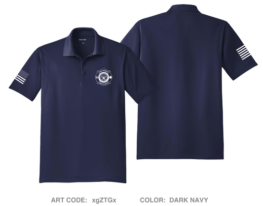 Naval Station Newport Fire and Emergency Hi-Tech Performance Men's SS Polo - xgZTGx