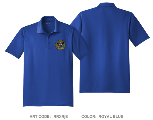 49th SFS Hi-Tech Performance Men's SS Polo - RRXRjS