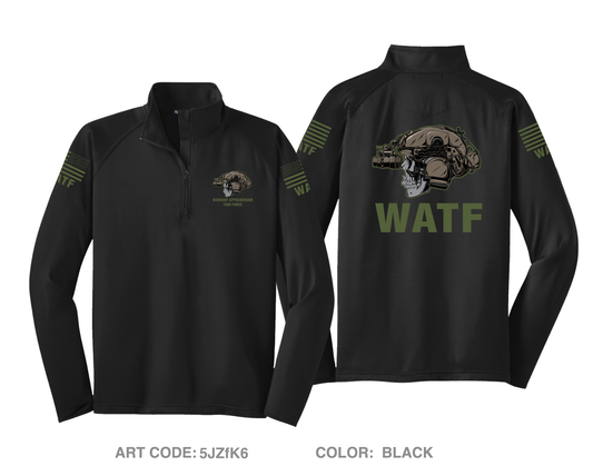 WARRANT APPREHENSION TASK FORCE Hi-Tech Performance Quarter-Zip Fleece Jacket - 5JZfK6