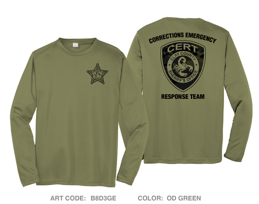 CERT Corrections Emergency Response Team Hi-Tech LS Performance Tee - B8D3GE