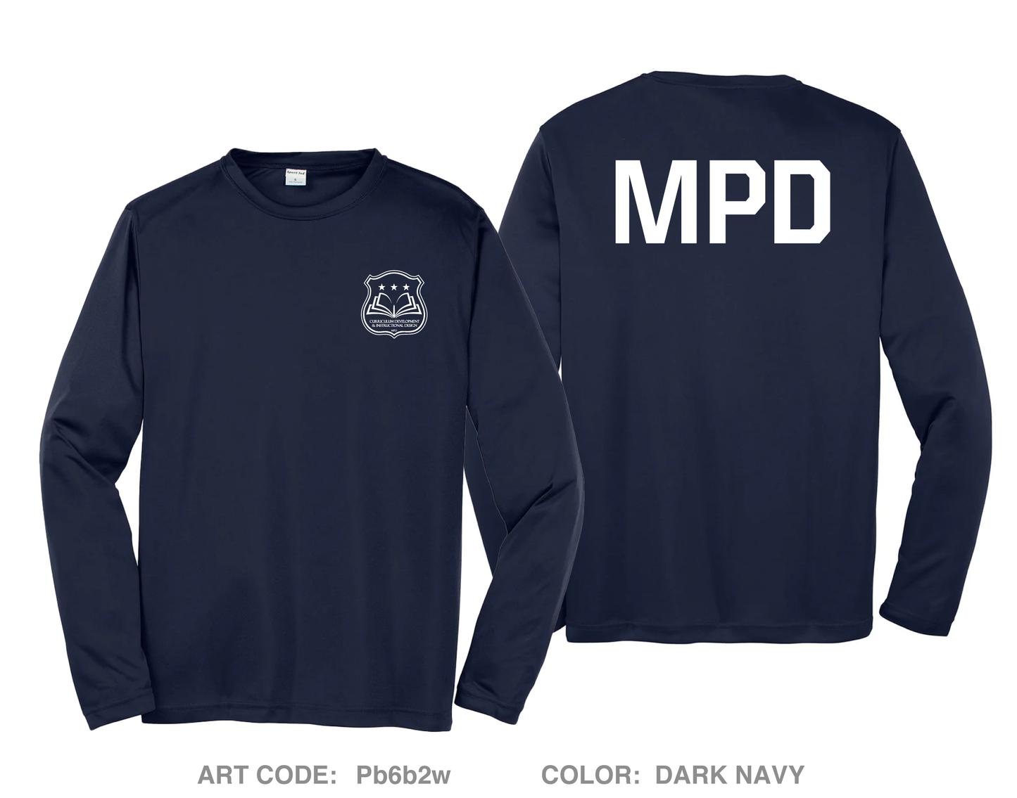 MPD Curriculum Development and Instructional Design Hi-Tech Performance Unisex LS Tee - Pb6b2w