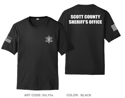 Scott County Sheriff's Office Hi-Tech Performance Unisex SS Tee - 5hLYhx