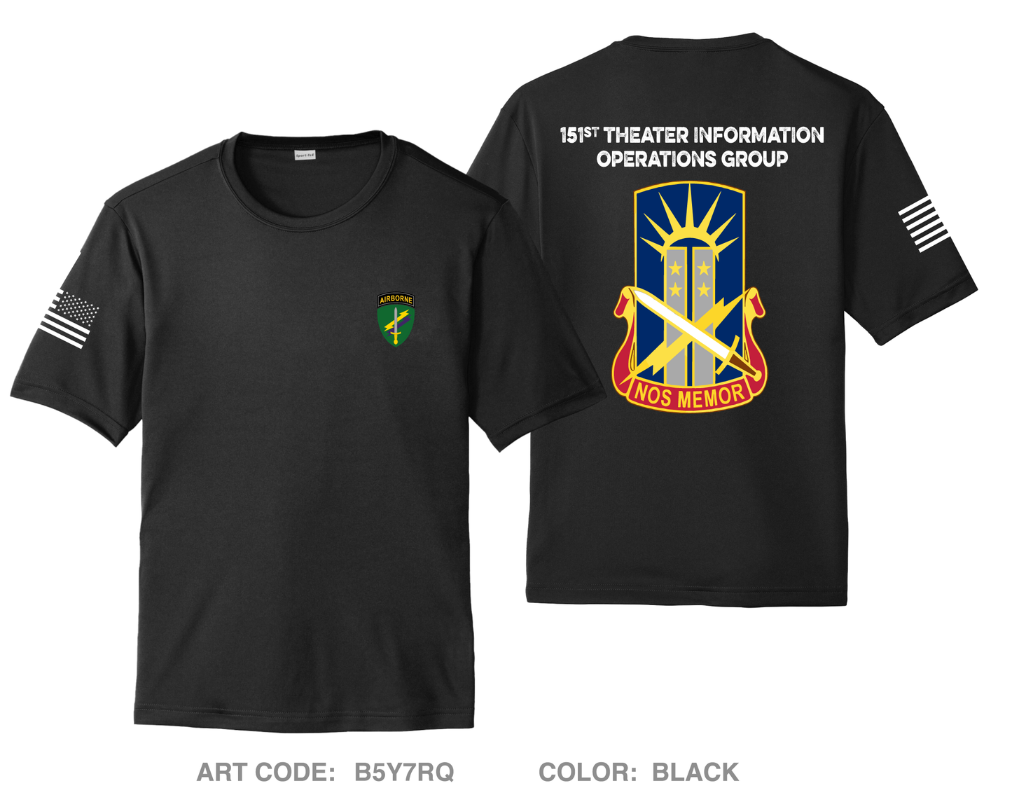 151st Information Operations Group Hi-Tech Performance Unisex SS Tee - B5Y7RQ