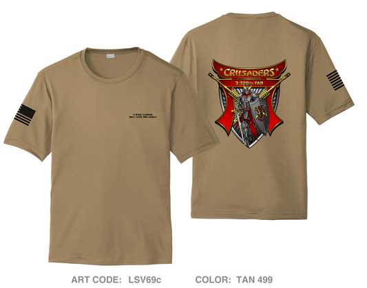 C Btry, 3rd BN, 320th FAR Hi-Tech Performance Unisex SS Tee - LSV69c