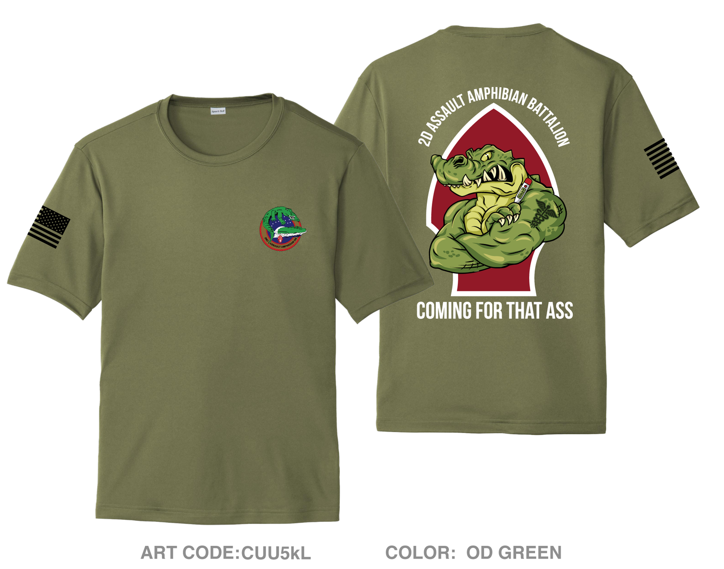 2d Assault Amphibian Battalion Hi-Tech Performance Unisex SS Tee - CUU5kL